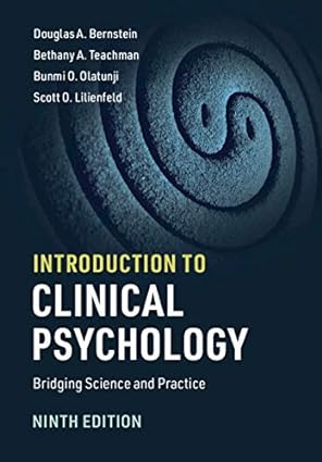 Introduction to Clinical Psychology: Bridging Science and Practice (9th Edition) - Orginal Pdf